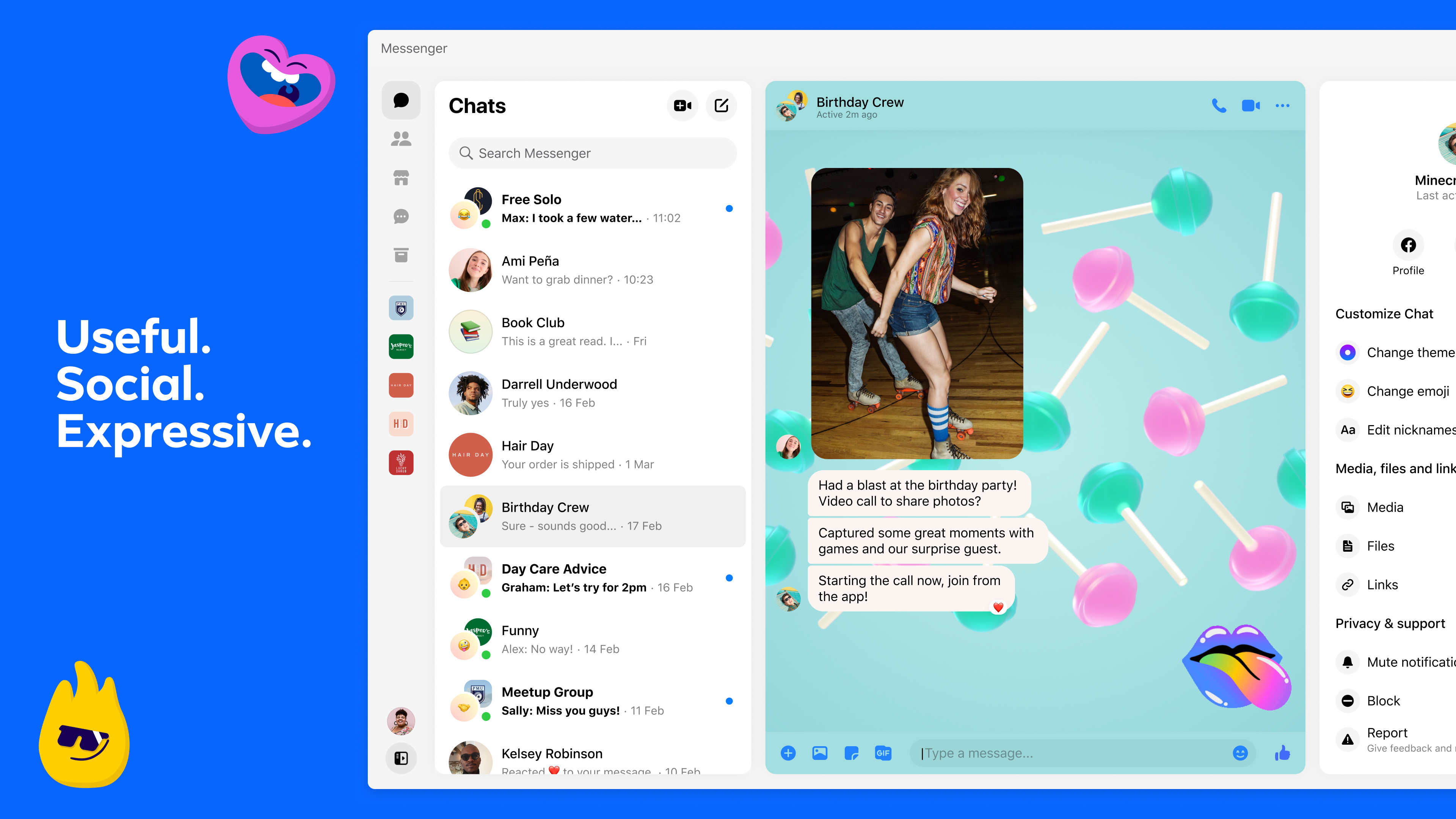 Messenger 功能展示